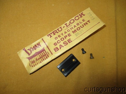 Vintage lyman rear - br-35, scope