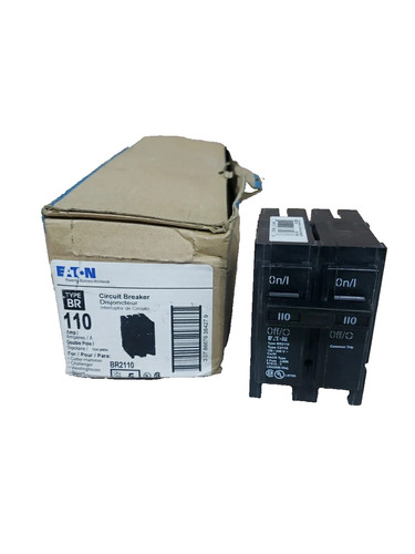 New eaton br2110 110a pole - br2110,